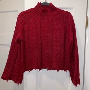 Cotton Candy LA Knit Cropped Sweater